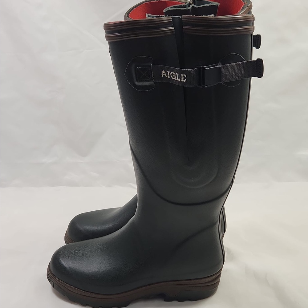 Aigle boots made in France, Depose S2, Rain Boots, EU 41, US 9.5, Bronze